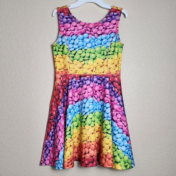 Children's Place Real-Print Colorful Candy Dress Girls XXL 16 - Picture 2 of 6